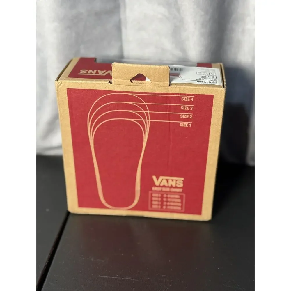 VANS Slip-On V Crib INFANT SIZE 2.0 Rose camo pink floral with box - Picture 2 of 2